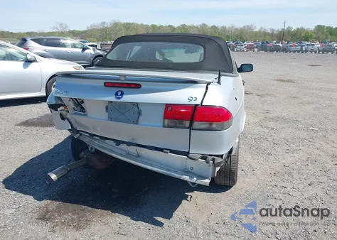 2001 Saab 9-3 Se z USA, uszkodzony, nr VIN YS3DF78K817012431